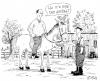 Cartoon: Airbag (small) by Christian BOB Born tagged reiten freizeit unfall absturz gaul pferd