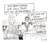 Cartoon: gute frage (small) by Christian BOB Born tagged gesund,krank,zukunft,arzt,patient,sorgen,versicherung