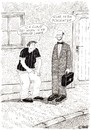 Cartoon: Na sowas... (small) by Christian BOB Born tagged inliner,gehweg,schraube,locker,psychiater,selbstbewußt