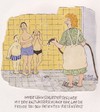 Cartoon: Sado Siggi (small) by Christian BOB Born tagged klinik,kur,wasser,kneipp,schwester,patient,kalt,abhärtung,bibber