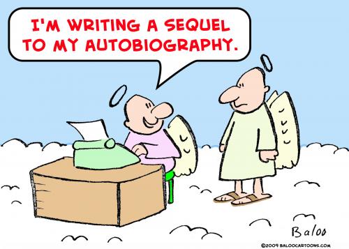 Cartoon: angel sequel autobiography (medium) by rmay tagged angel,sequel,autobiography