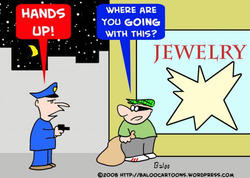 Cartoon: BURGLAR JEWELRY (medium) by rmay tagged burglar,jewelry