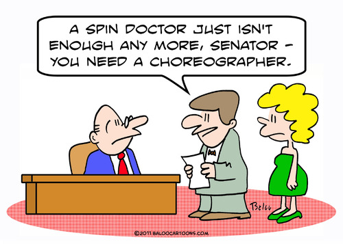 Cartoon: choreographer spin doctor senato (medium) by rmay tagged choreographer,spin,doctor,senato