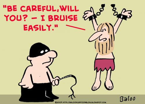 Cartoon: dungeon bruise easily (medium) by rmay tagged dungeon,bruise,easily