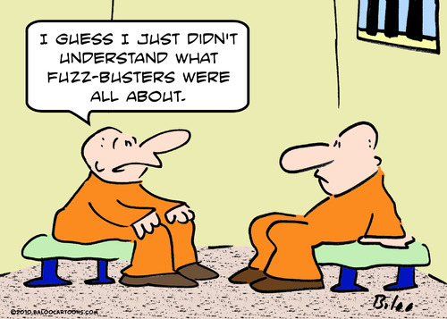 Cartoon: fuzz busters prisoners jail (medium) by rmay tagged fuzz,busters,prisoners,jail