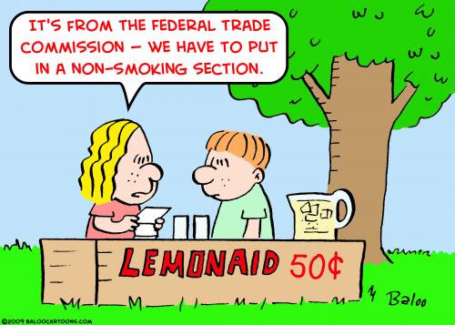 Cartoon: lemonade non smoking (medium) by rmay tagged lemonade,non,smoking