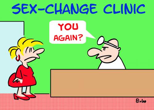 Cartoon SEXCHANGE CLINIC YOU AGAIN medium by rmay tagged change