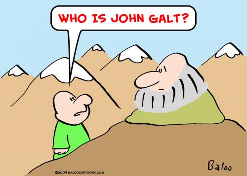 Cartoon: who is john galt guru (medium) by rmay tagged who,is,john,galt,guru