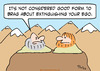 Cartoon: brag gurus extinguish ego (small) by rmay tagged brag,gurus,extinguish,ego