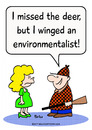 Cartoon: deer winged environmentalist (small) by rmay tagged deer,winged,environmentalist