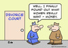 Cartoon: divorce women really want money (small) by rmay tagged divorce,women,really,want,money