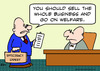 Cartoon: efficiency expert welfare (small) by rmay tagged efficiency,expert,welfare