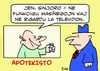 Cartoon: heavy machinery pharmacy esperan (small) by rmay tagged heavy,machinery,pharmacy,esperanto