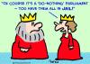 Cartoon: king queen parliament jail (small) by rmay tagged king,queen,parliament,jail