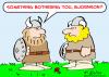 Cartoon: viking bothering horns (small) by rmay tagged viking bothering horns