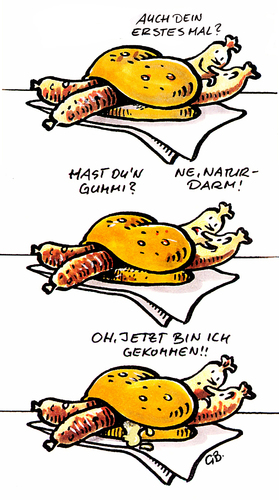 Bratwürste mit Senf Bratwürste mit Senf