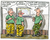 Cartoon: ... (small) by GB tagged bundeswehr,gebirgsjäger,church,catholic,missbrauch,religion,kloster,pater,katholische,kirche,mißhandlung