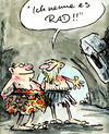 Cartoon: birth of art (small) by GB tagged kunst,kultur,forschung,erfinder,verkehr,künstler,bildhauer,steinmetz,vernissage,ausstellung,kritiker,steinzeit,caveman