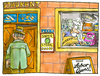 Cartoon: Hygiene-Ampel (small) by GB tagged hygiene,sauberkeit,steril,rein,sauber,restaurant,ampel,koch,küche,essen,menue,nahrung,lebensmittel,verarbeitung,hersteller,erzeuger,verbraucher