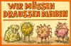 Cartoon: Keimfreie Zone (small) by GB tagged ehec,virus,keim,bazillus,seuche,epidemie,ausbreitung,krankheit,klinik,steril,keimfrei,sauber,gurken,tomaten,laden,geschäft,essen,schlonz,popel,fäkalie