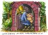 Cartoon: Lehrjahre in der Waldkapelle (small) by GB tagged kirche,church,glöckner,bell,notre,dame,film,movie,religion