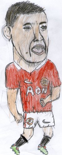 Cartoon: Nemanja Vidic (medium) by Bonjoviandy tagged nemanja,vidic