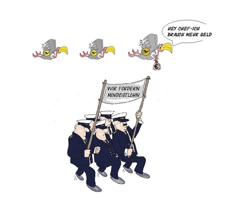 Cartoon: Pilotenstreik (medium) by Retlaw tagged verarmte,flug,piloten