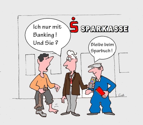 Cartoon: Sparansichten (medium) by Retlaw tagged sparen,geiz,wirtschaftlich,konservativ,althergebrachtes,modernes