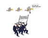 Cartoon: Pilotenstreik (small) by Retlaw tagged verarmte flug piloten