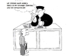 Cartoon: Strenge des Gesetzes (small) by Retlaw tagged raubtäter