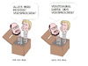 Cartoon: Wahlversprechen (small) by Retlaw tagged schulz und merkel