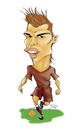 Cartoon: Cristiano Ronaldo (small) by guillelorentzen tagged cristiano ronaldo cartoon