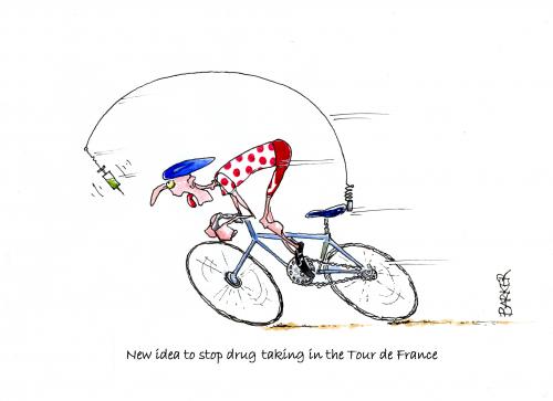 : Tour de France - stopping drugs (medium) by barker tagged tour,de