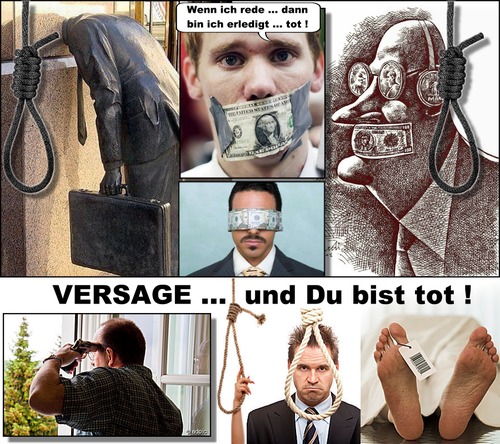 Cartoon: Fische (medium) by eCollage tagged gier,egoisten,ego,geld