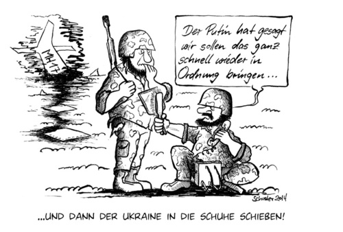 Cartoon: Flug MH14 (medium) by Mario Schuster tagged karikatur,cartoon,mario,schuster,mh14,ukraine,russland