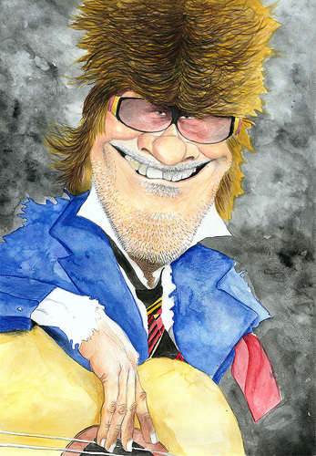 Cartoon: Helge Schneider (medium) by Mario Schuster tagged helge,schneider,karikatur,cartoon,mario,schuster