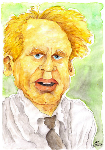 Cartoon: Klaus Kinski (medium) by Mario Schuster tagged klaus,kinski