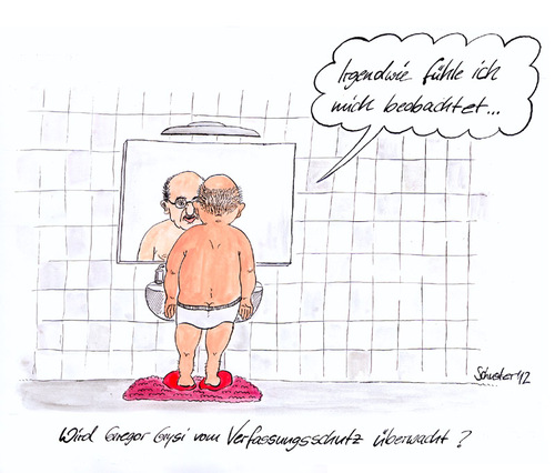 Cartoon: Wird Gregor Gysi... (medium) by Mario Schuster tagged karikatur,cartoon,mario,schuster,gregor,gysi