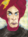 Cartoon: Conrad Veidt Thief of Bagdad (small) by Mario Schuster tagged conrad,veidt,dieb,von,bagdad,thief,of,karikatur,cartoon,mario,schuster,sabu