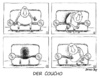Cartoon: Der Coucho (small) by Mario Schuster tagged karikatur,cartoon,mario,schuster,coucho,gaucho,argentinien,deutschland,fussball