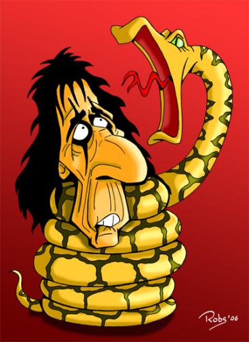 Cartoon: Alice Cooper (medium) by Robs tagged alice,cooper,caricatur