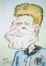 Cartoon: Oliver Kahn (small) by DeviantDoodles tagged caricature football soccer world cup sports