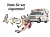 Cartoon: AMBULANCEARMSTRONG (small) by thalasso tagged sport,cycling,bicycle,lance,armstrong,tour,de,france,doping,radsport,betrug,medikamente,drugs,drogen,leistungssteigerung