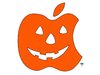 Cartoon: iHalloween (small) by thalasso tagged halloween apple pumpkin kürbis logo