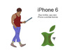Cartoon: iPhone 6 (small) by thalasso tagged iphone,smartphone,apple,size,mobile,ads