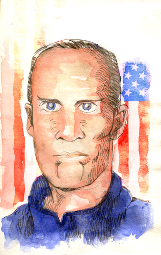 Cartoon: Bob Bradley (medium) by Thomas Berthelon tagged worldcup,thomas,berthelon,world,cup,2010,mondial,ronaldo,football,bradley