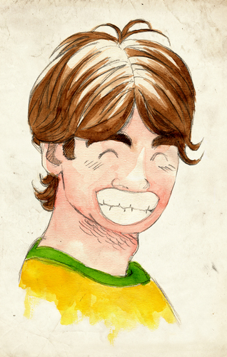 Cartoon: Kaka (medium) by Thomas Berthelon tagged berthelon,thomas,worldcup,world,cup,2010,mondial,football,kaka