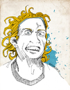 Cartoon: Diego Forlan (small) by Thomas Berthelon tagged thomas,berthelon,soccer,football,diego,forlan,uruguay,mondial,world,cup,2010