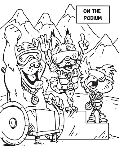 Cartoon: Adaptive Spirit Coloring Book p7 (medium) by karlwimer tagged adaptive,spirit,coloring,book,skiing,korea