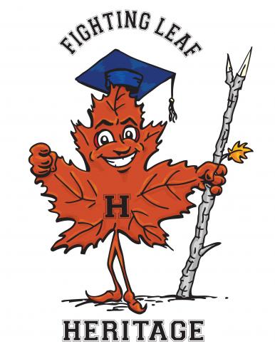 Cartoon: Heritage Fighting Leaf (medium) by karlwimer tagged mascot,illustration,logo